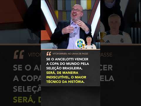 Ancelotti pode se tornar o maior treinador da história do futebol, fã de esporte? #shorts