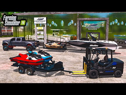 NEW JET-SKIS ARE HERE! TESTING DAY (PROP SHOP #7) | FS25