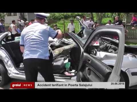 Accident terifiant in Poarta Salajului