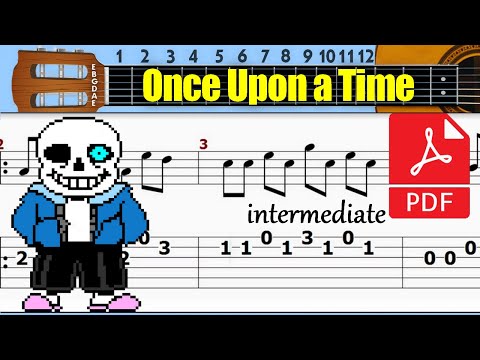 Undertale - Once Upon A Time Guitar Tab