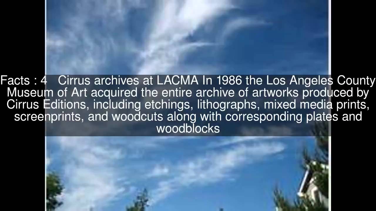 Cirrus Gallery Top  #6 Facts