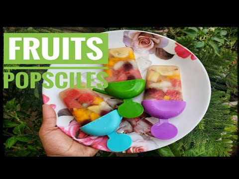 How to make Fresh Fruits Popsicle | Fruits Special Recipes | Homemade Popsicles || Ghar Jaisa Zykaa