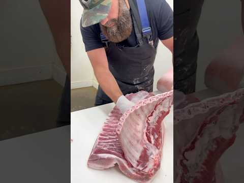 Pork Spare Ribs and Pork Belly for Bacon 🥓 🐷 #shorts #pork #bacon #spareribs