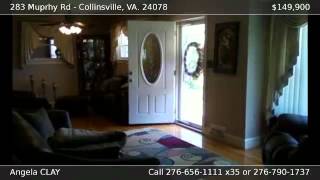 preview picture of video '283 Muprhy Rd COLLINSVILLE VA 24078'