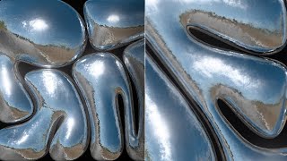 How To Make Chrome Text With Texture In Blender!