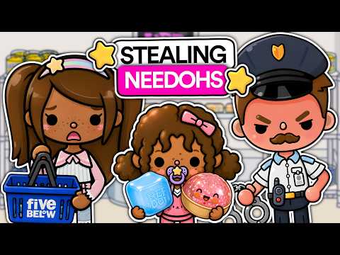 MY DAUGHTER STOLE FROM THE NEEDOH STORE in Toca Life World! *FIVE BELOW*⭐ (Toca Boca Roleplay)