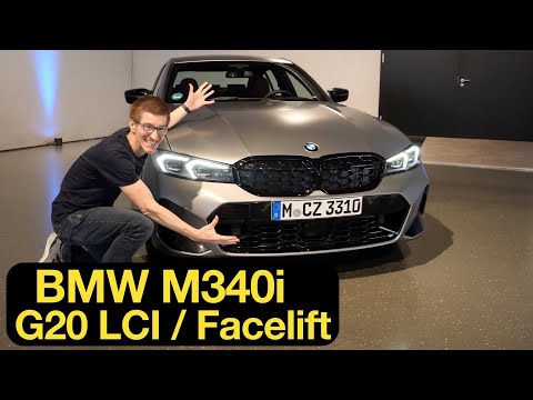 2023 BMW M340i xDrive (G20 LCI): Curved Display mit OS8 und reduzierte Auswahl [4K] - Autophorie