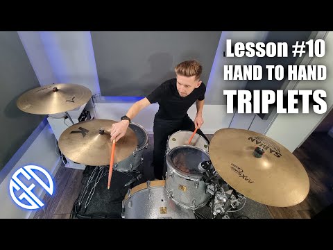Must know EASY Triplet Groove - Drum Lesson #10
