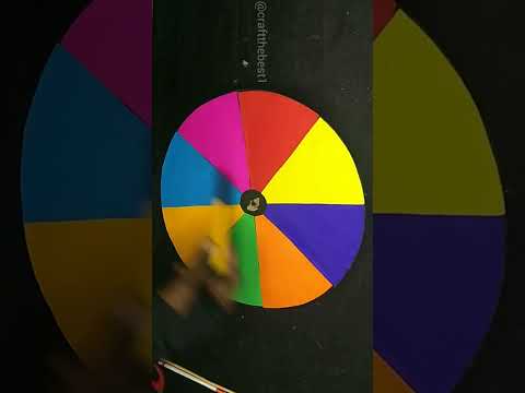 DIY Spinning wheel/ How To Make spinning wheel from cardboard #shorts #youtubeshorts #diy