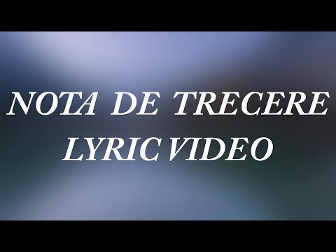 Giada feat. Cezar Stratan - Nota de trecere (Lyric Video)