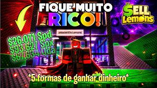 FAÇA AGORA! 5 FORMAS PRA GANHAR DINHEIRO NO SELL LEMONS! thumbnail