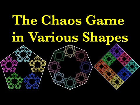 The Chaos Game in Pentagon, Octagon, and Square (math visualization)