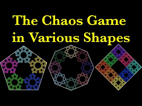 The Chaos Game in Pentagon, Octagon, and Square (math visualization)