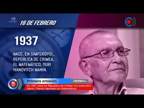 En 1937 nace en Republica de Crimea Yuri Ivanovitch Manin, Premio Nemmers en Matemáticas