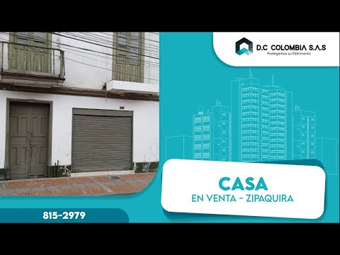 CASA EN VENTA EN CENTRO HISTÓRICO DE ZIPAQUIRÁ