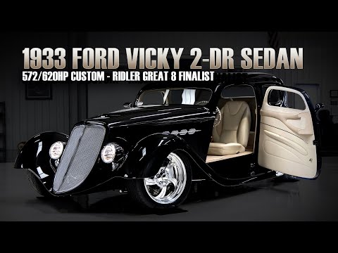 1933 Ford Vicky 2-dr Sedan 572/620HP Custom - Detroit Autorama Ridler Great 8 Finalist