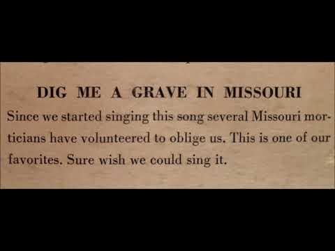 Homer and Jethro   Barefoot Ballads 10   Dig Me a Grave in Missouri   1957