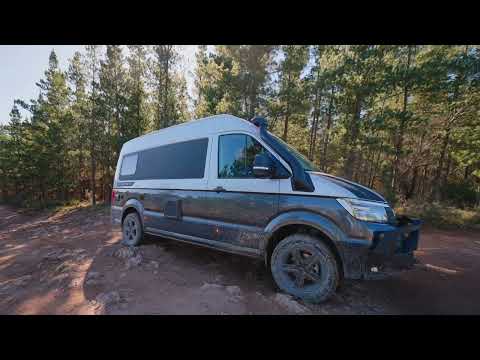 TRAKKA Akuna A2M 4M Motorhome: Getting off road in 4Motion