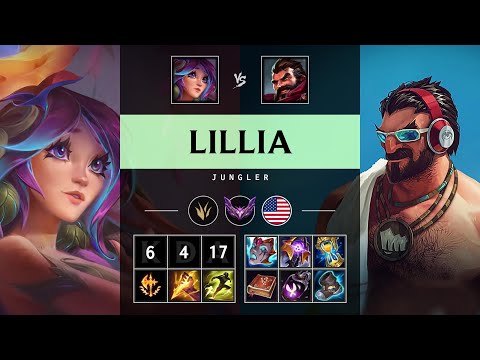 Lillia Jungle vs Graves - NA Master Patch 25.10