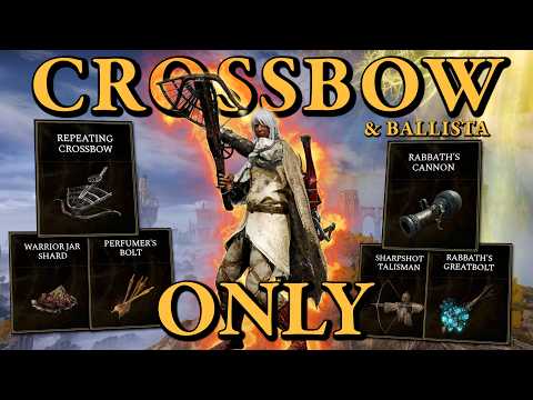 I BEAT ALL 207 BOSSES CROSSBOW ONLY!