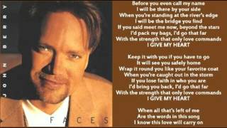 John Berry - I Give My Heart (1996)