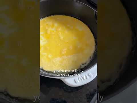 Yes, you can scramble eggs in STAUB