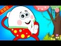 普通话童谣 Humpty Dumpty Sat On A Wall 胖蛋儿坐在墙上 Nursery Rhymes By HooplaKidz Manda