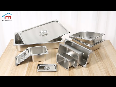 Silver Ss Gn Pans, For Restaurant, Depth: 6 Inch