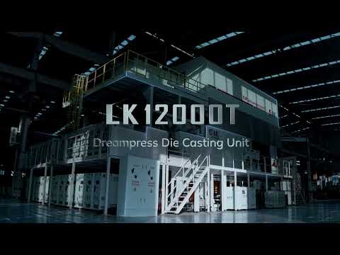 The world's first 12000T die casting machine is running mass production and reveal | LK Machinery