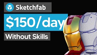 How To Make Money With Sketchfab For Beginners (2023) Without Skills