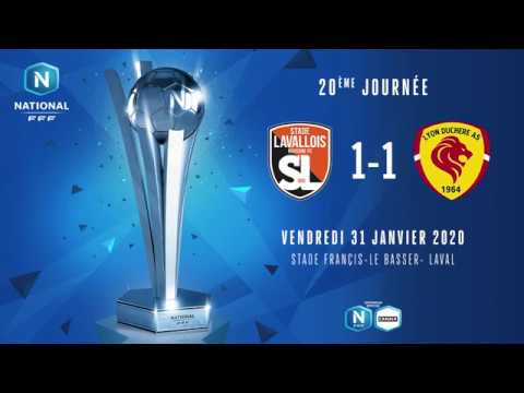 20ème J. National | Stade Lavallois MFC - Lyon Duchère AS (1-1)