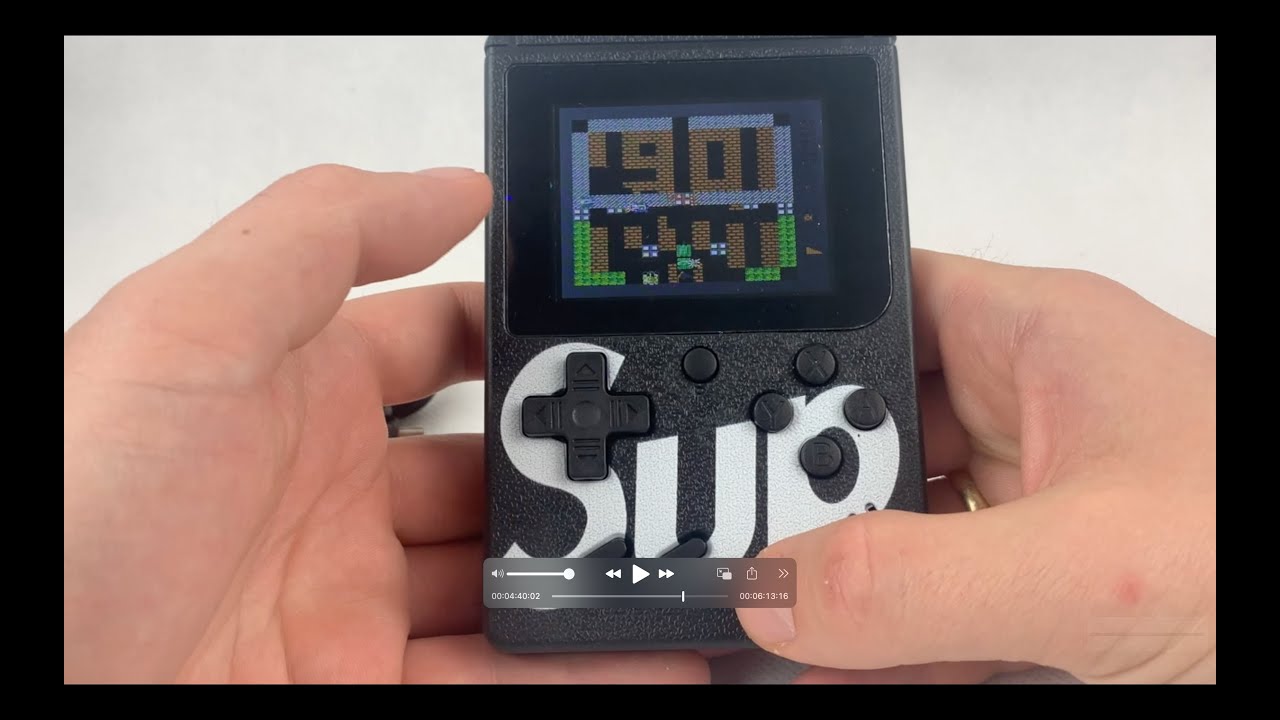 Prezentacja konsoli SUP 400 - retro gry z pegasus