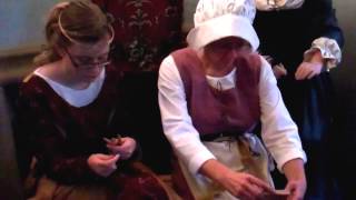 preview picture of video 'Renaissance Hand Loom Weaving Dunfermline Fife Scotland'