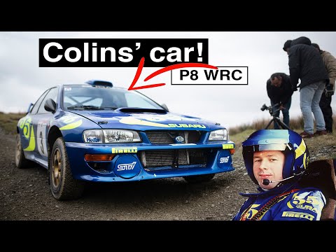 Filming Colin McRae's Works Subaru Impreza (P8 WRC)