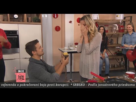 TELERÁNO - Viktor Vincze požiadal Adelu o ruku