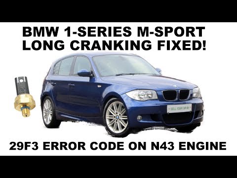 Bmw 1 Series Long Cranking Problem Fixed 29f3 Error Code