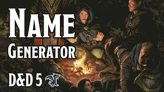 D&D 5 Name Generator [EN] - AideDD