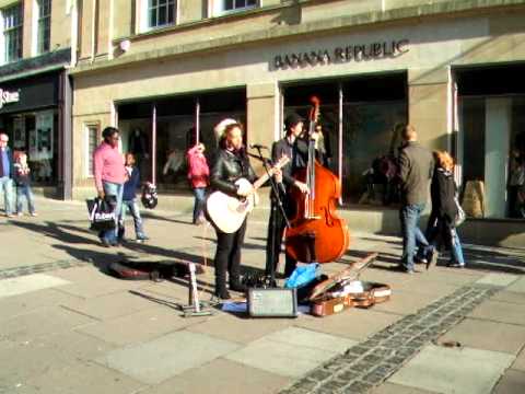 Busking in Bath.