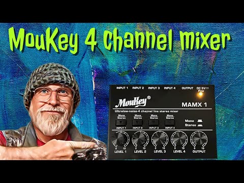 MouKey MAMX1 4-channel audio mixer