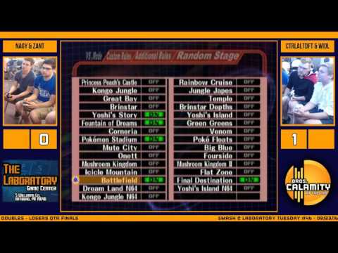 S@LT #46 | CtrlAltDefeat & Widl vs Nagy & Zant - Losers Qtr Finals - Melee Doubles