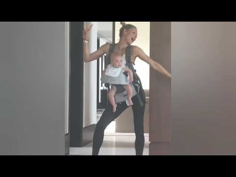 Anna Kournikova Dancing With Her Daughter on Enrique's New Single - Move To Miami