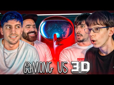 THIAGO JUEGA AMONG US 3D EN FAMILIA
