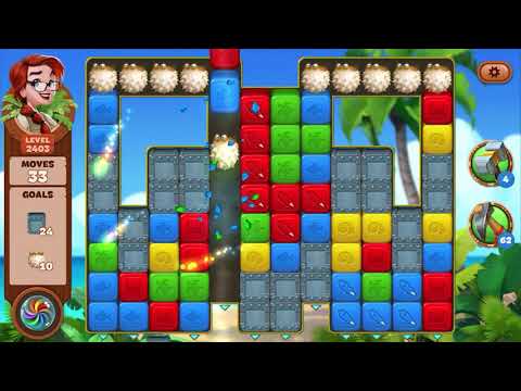 Lost Island Blast Adventure Level 2403 NO BOOSTERS - A S GAMING ✔️