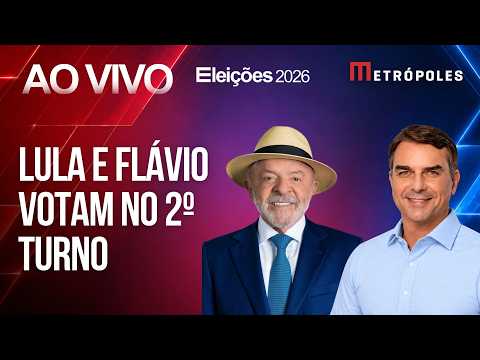 AO VIVO: Flávio e Lula votam no 2º turno; acompanhe as eleições em todo o Brasil