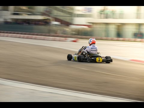 Onboard Rick Dreezen in Adria during the WSK Collective Test