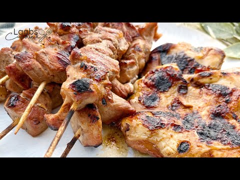 Schaschlik und Hähnchenkeule vom Grill (Philippinische Art) die ultimative Marinade mit Sprite!