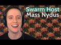 Mass Swarm Host Nydus On 1 Base StarCraft 2