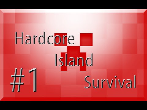 Minecraft Hardcore Island Survival w/ NERDIAQ Ep.1 - The Challenge Begins