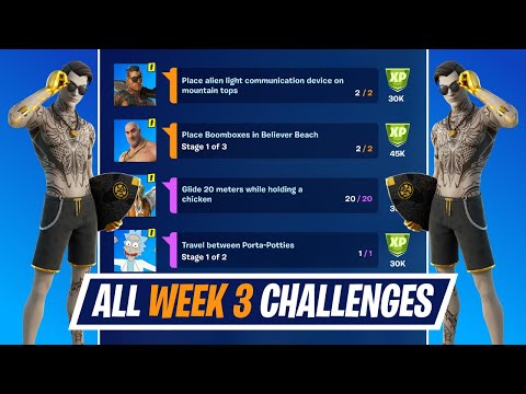 All Week 3 Epic and Legendary Quest Challenges Guide in Fortnite Chapter 2 Season 7