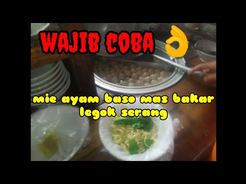 mie ayam baso mas bakar serang viral